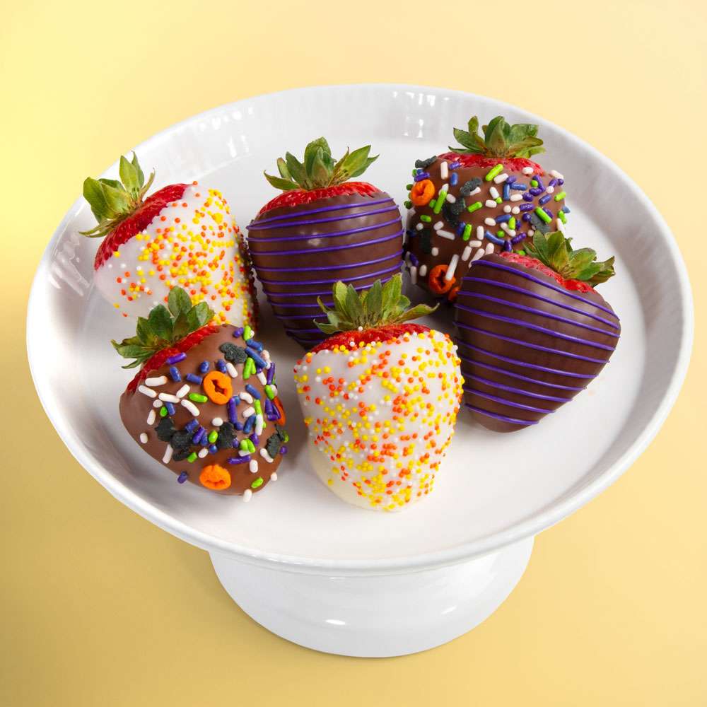 Image of 6pc Halloween Strawberries