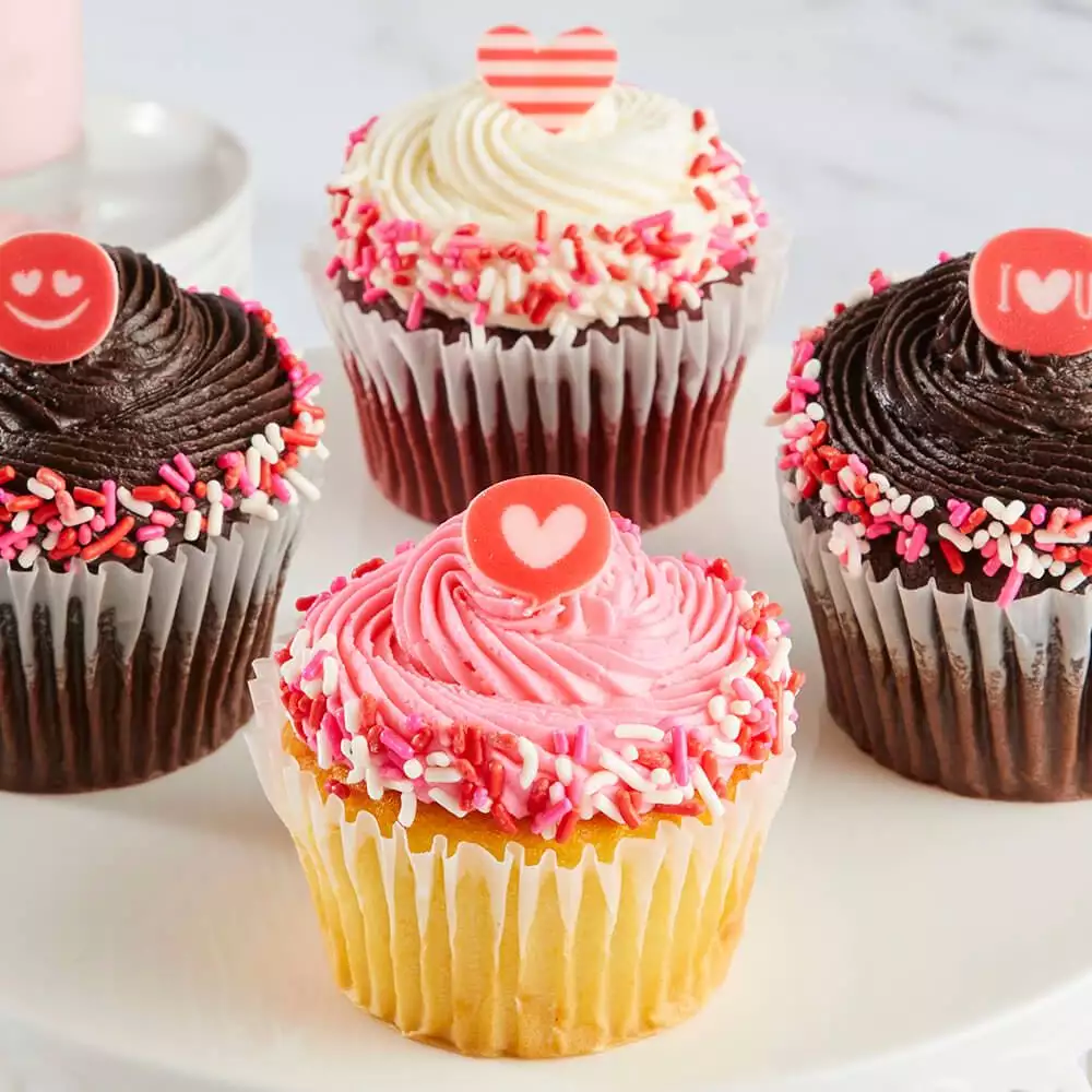 Image of JUMBO Sweetheart Cupcakes