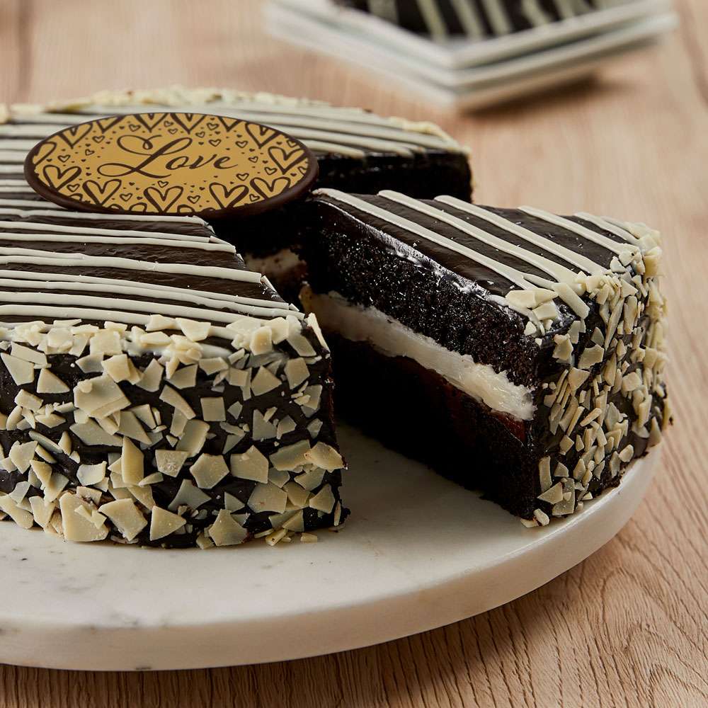 Image of Black and White Mousse Cake