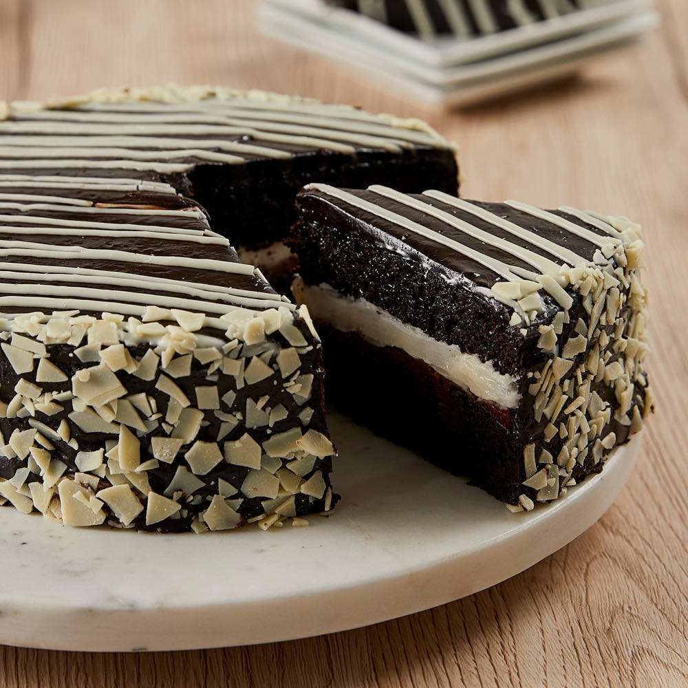 Image of Black and White Mousse Cake