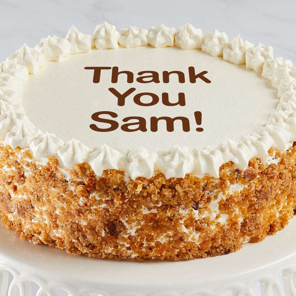 Image of Personalized Carrot Cake