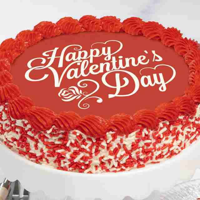 Image of True Romance Valentine's Day Cake