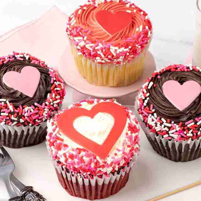 Image of JUMBO Valentines Day Cupcakes