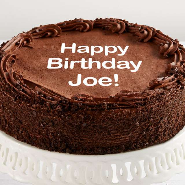 image of Personalized 10-inch Chocolate Cake