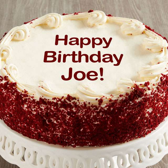 image of Personalized 10-inch Red Velvet Cake