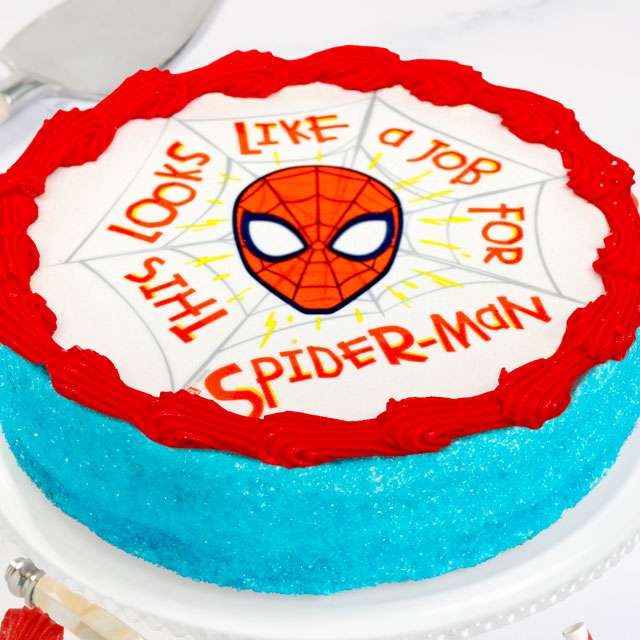 image of Spider-man Cake