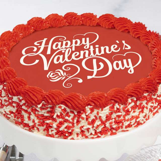 image of True Romance Valentine's Day Cake