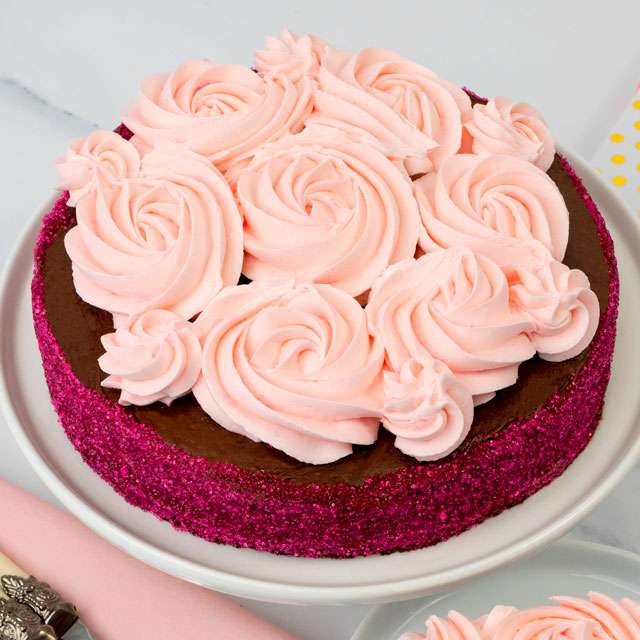 image of Blossoming Rose Cake