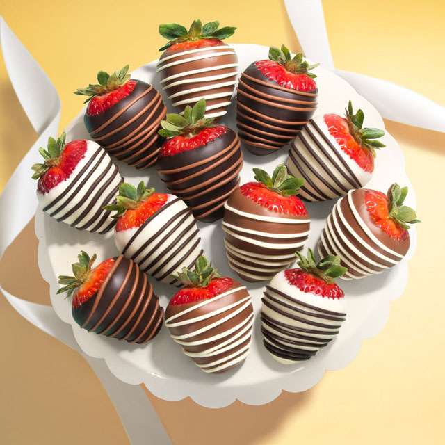 image of 12pc Chocolate Dipped Strawberries