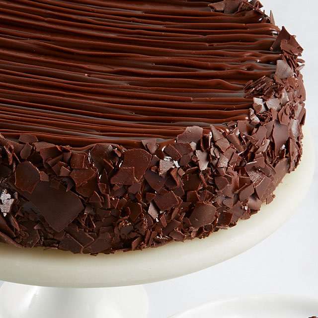 image of Triple Chocolate Enrobed Brownie Cake