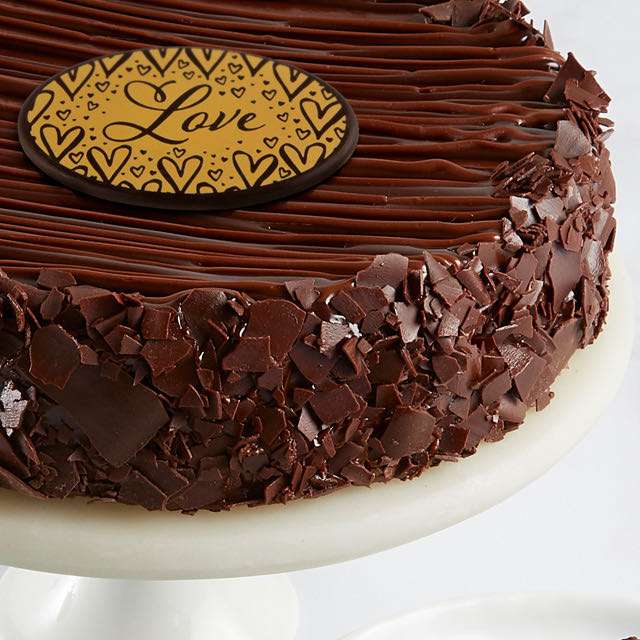 image of Triple Chocolate Enrobed Brownie Cake