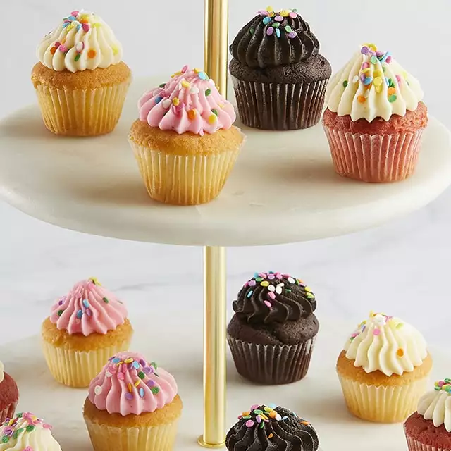 Image of Mini Birthday Cupcakes