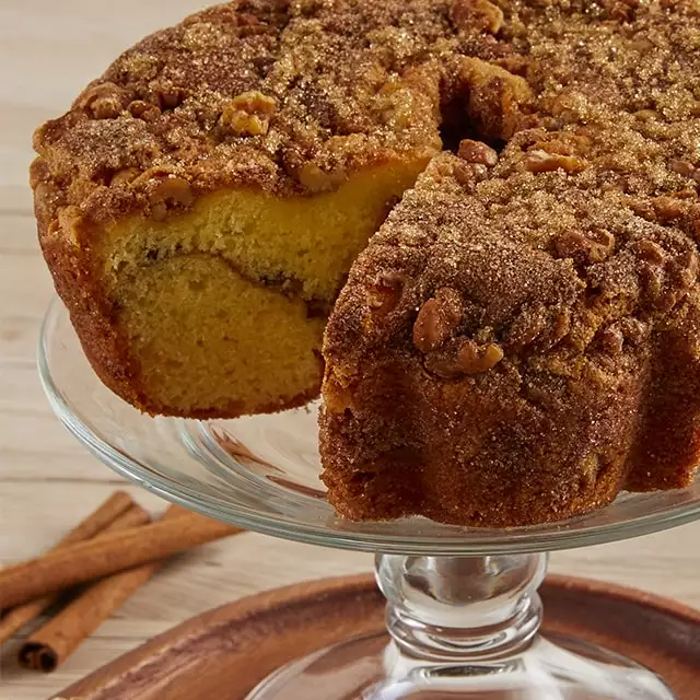 image of Viennese Coffee Cake - Cinnamon and Walnuts