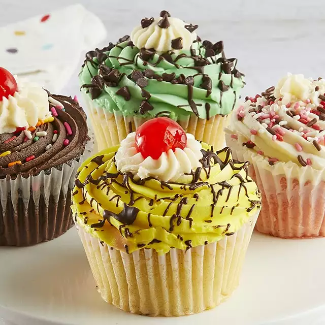 image of JUMBO Sundae Cupcakes