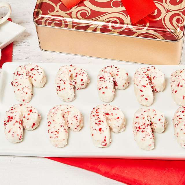 image of Candy Cane Cookie Tin