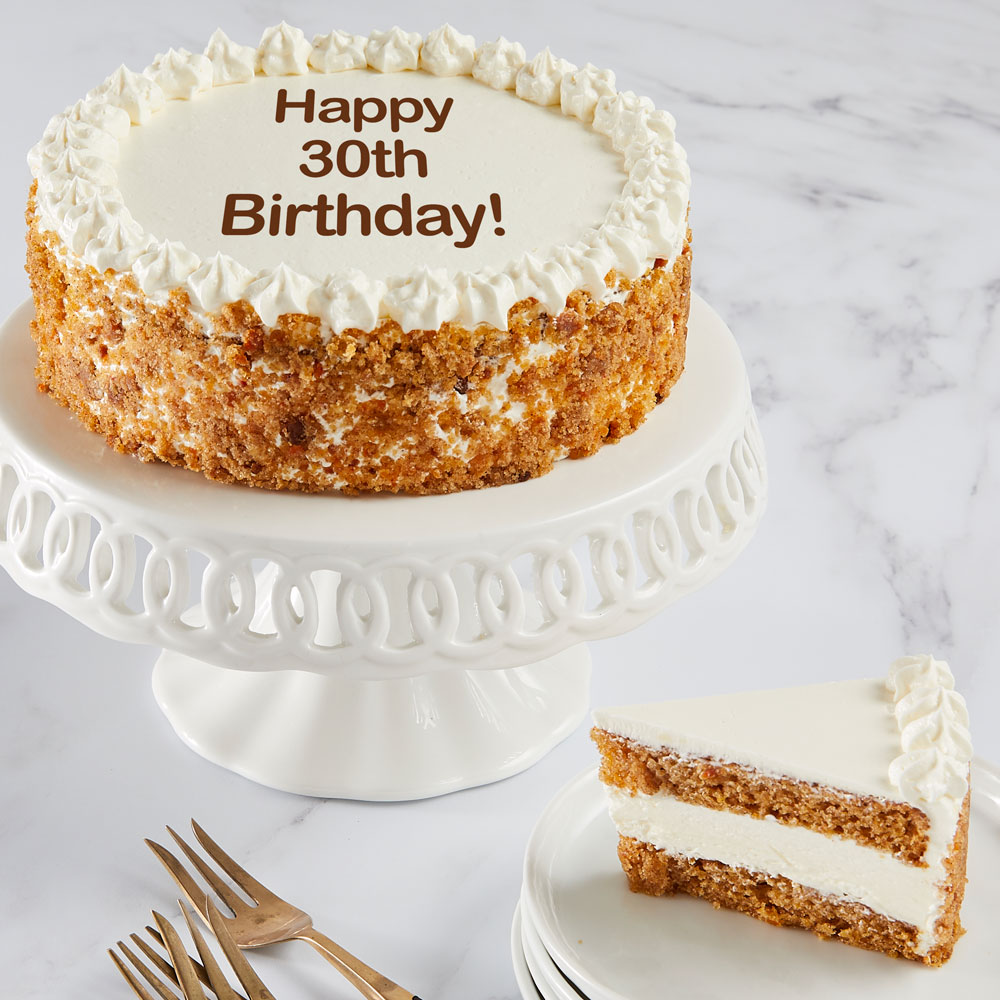  Happy 30th Birthday Carrot Cake