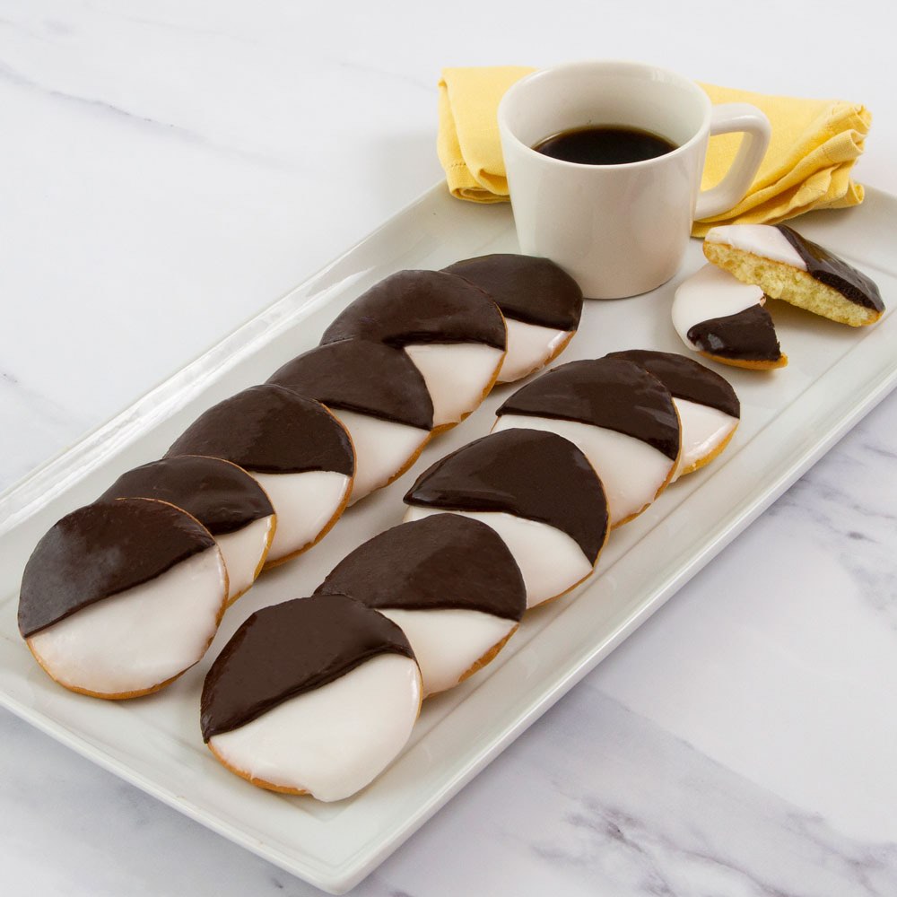  12pc Black and White Cookies