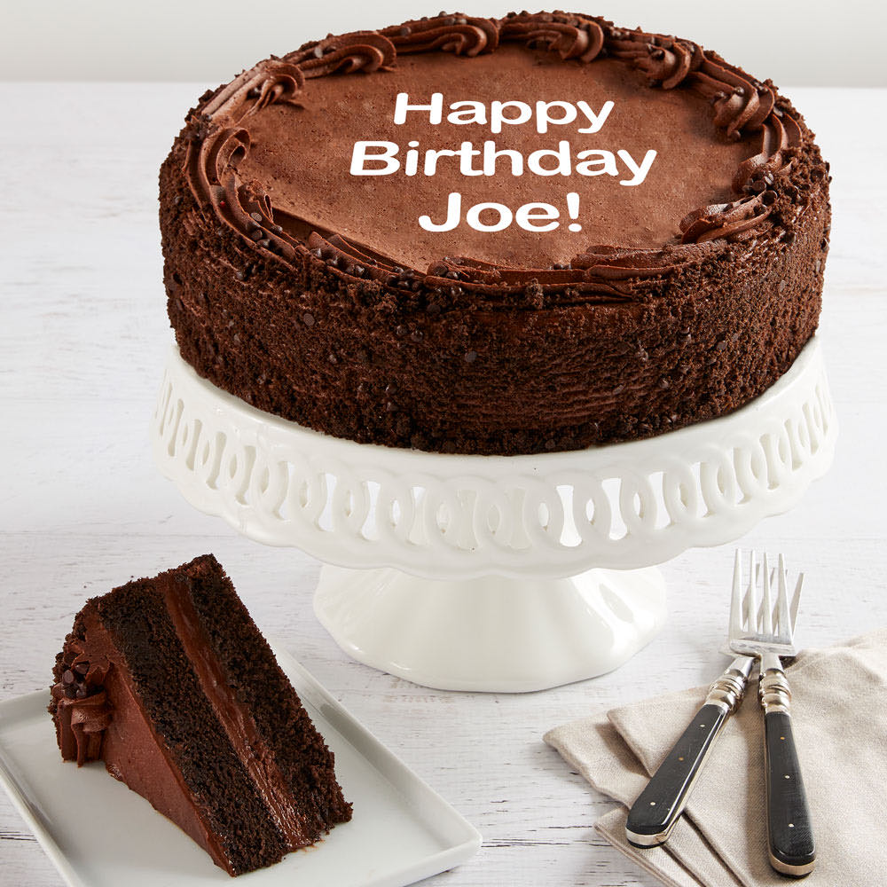  Personalized 10-inch Chocolate Cake