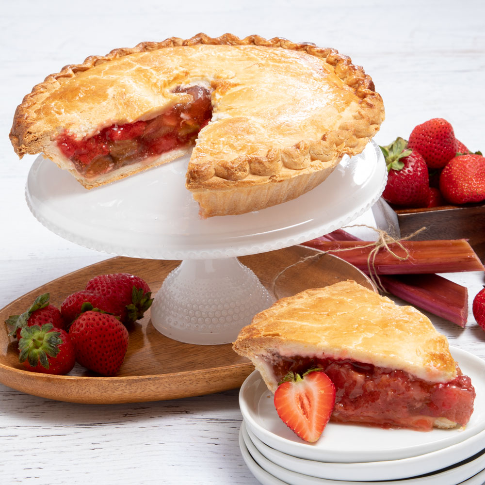  Strawberry Rhubarb Pie