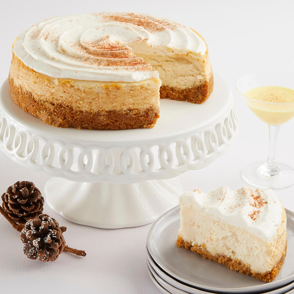  Eggnog Cheesecake