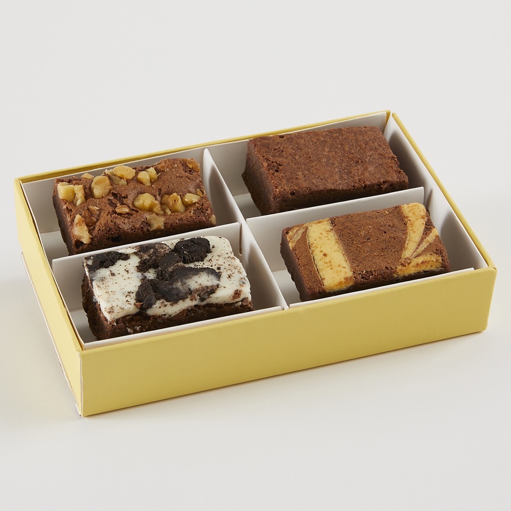  4pc Gourmet Brownie Sampler