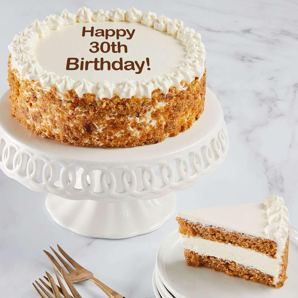 Image of Happy 30th Birthday Carrot Cake