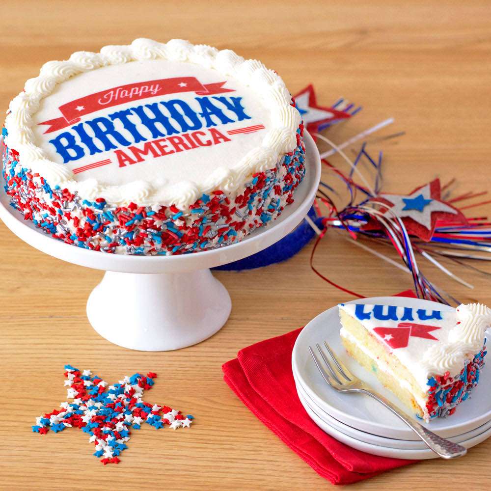 Image of Happy Birthday America Cake