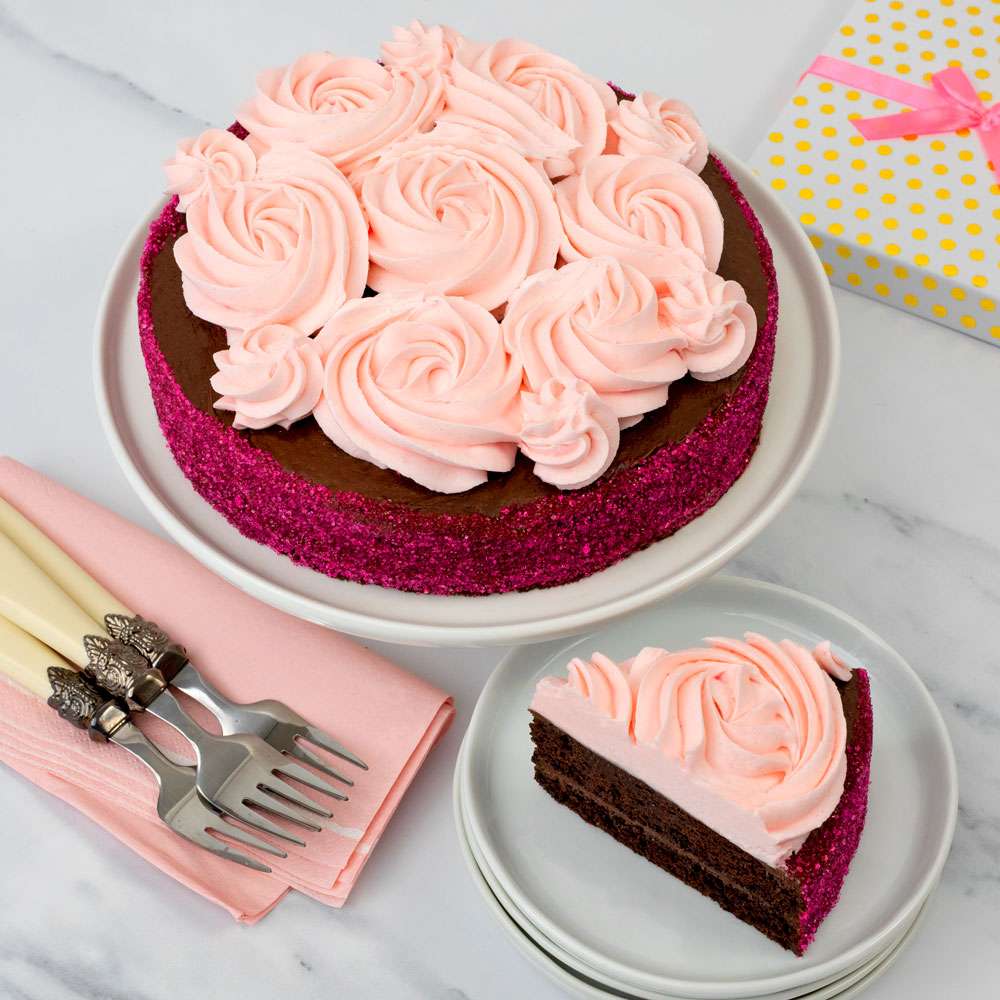 Image of Blossoming Rose Cake