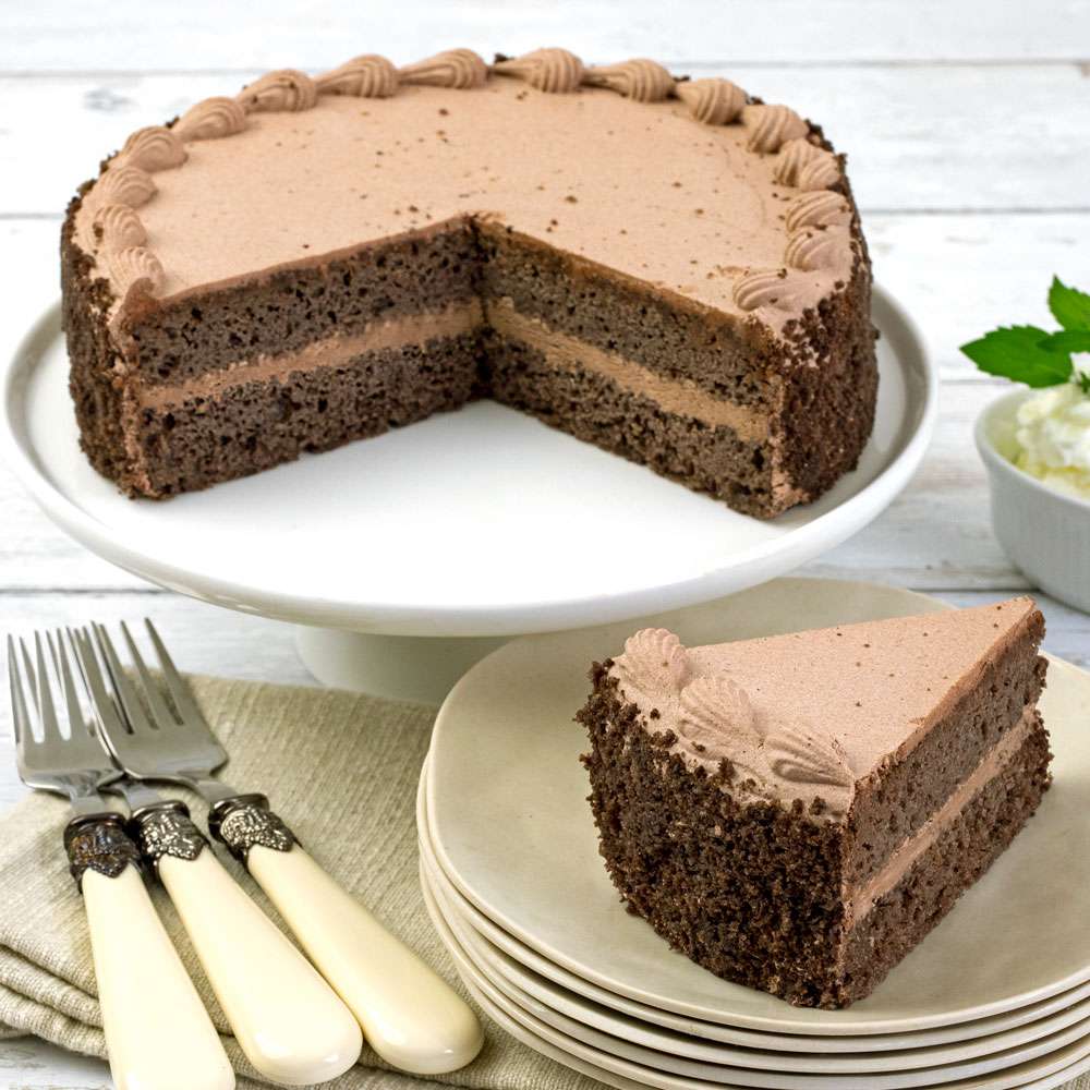 Image of No Sugar Added Double Chocolate Cake 