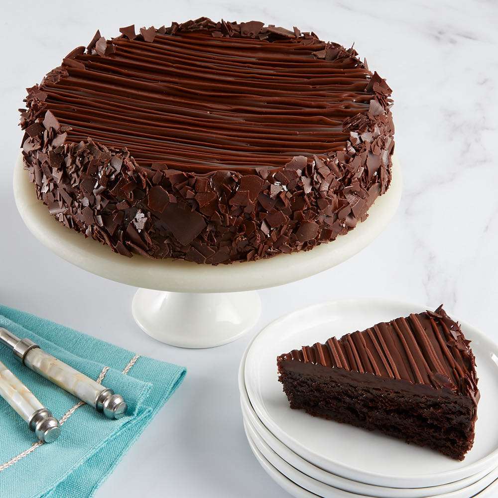 Image of Triple Chocolate Enrobed Brownie Cake