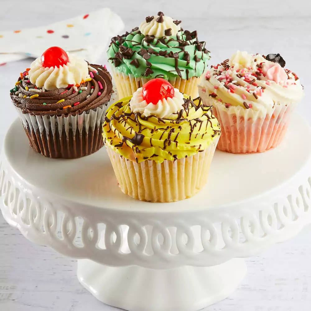 Image of JUMBO Sundae Cupcakes