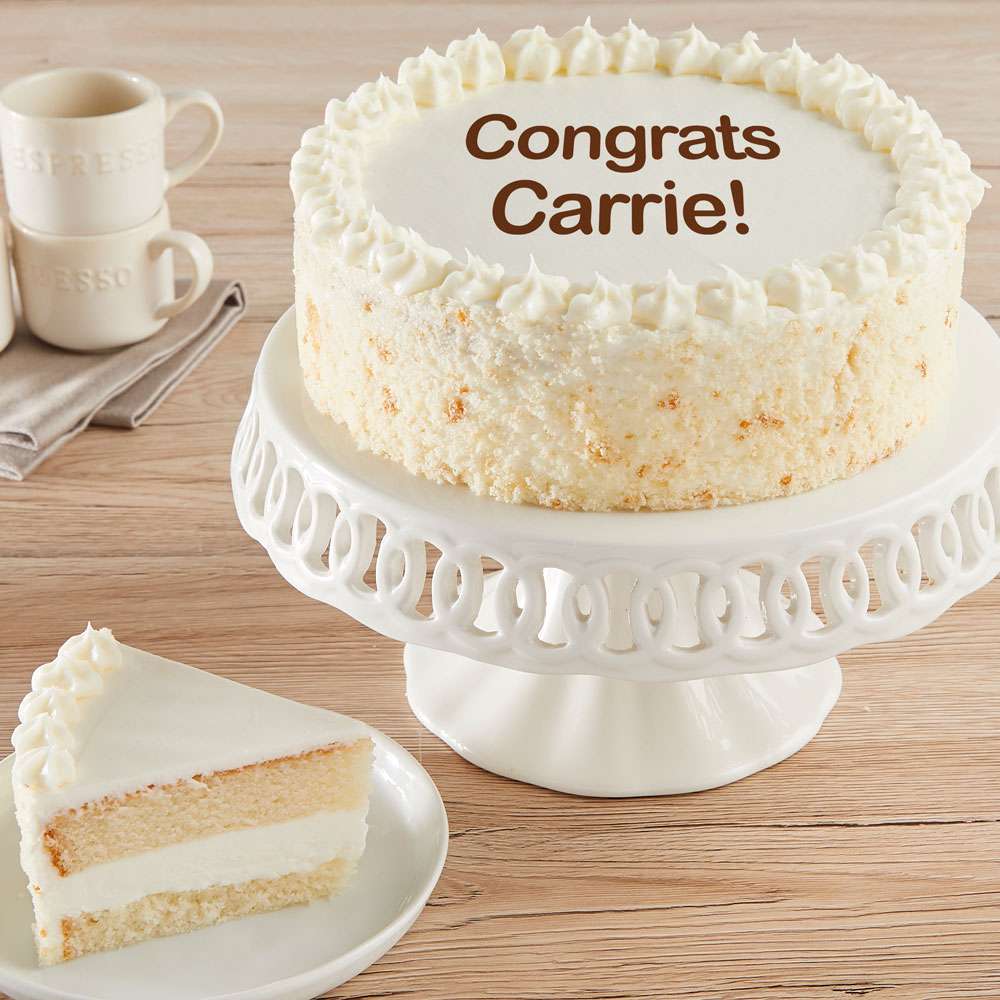 Image of Personalized Vanilla Cake