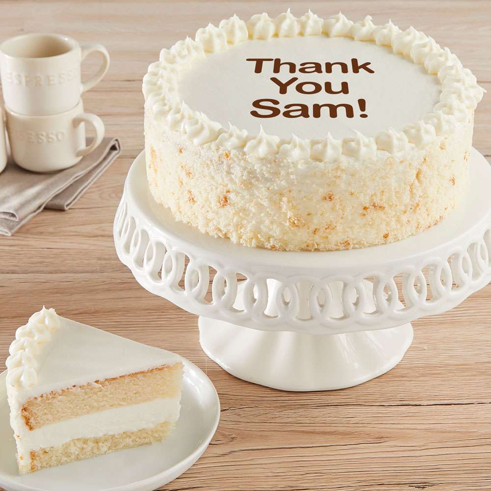 Image of Personalized Vanilla Cake