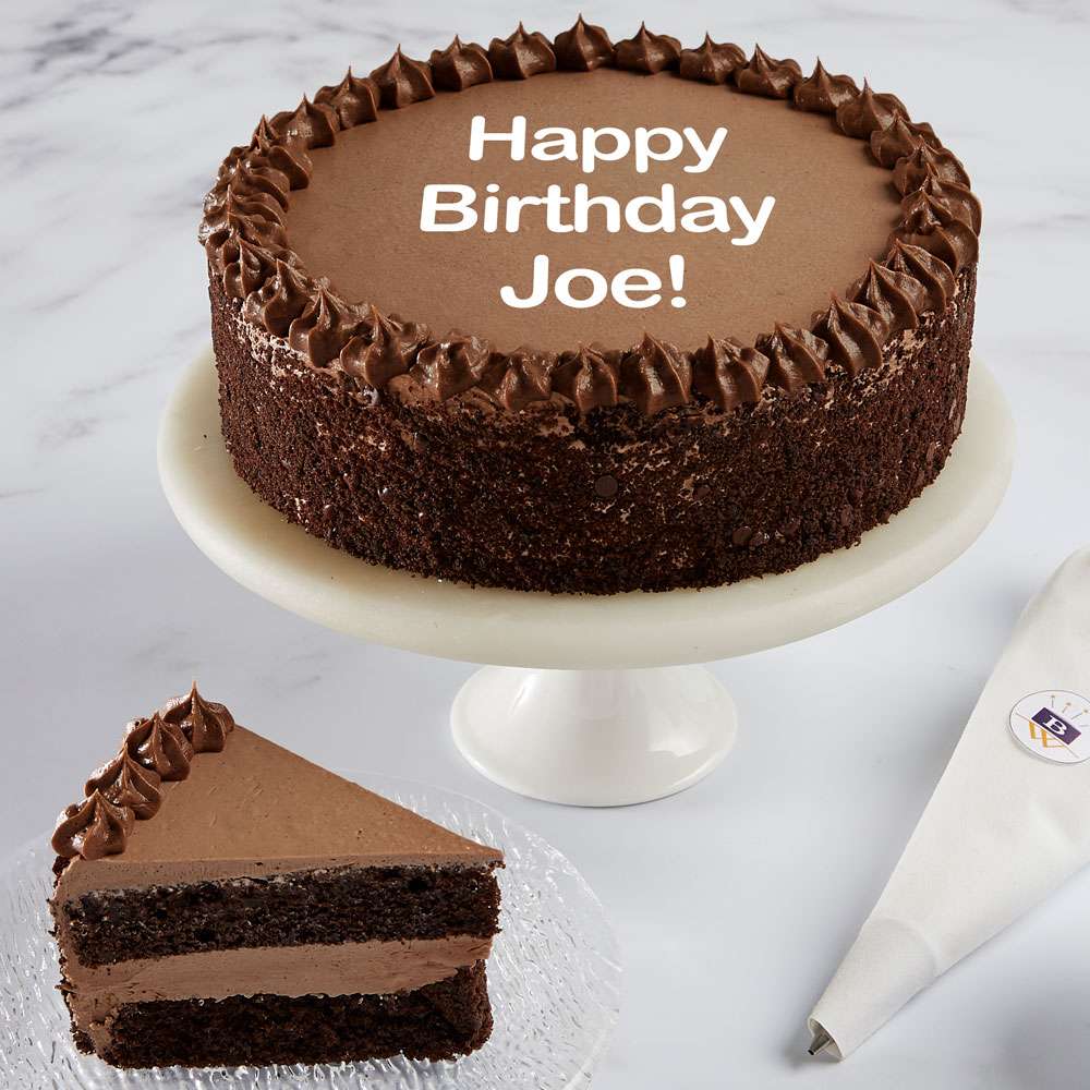 Image of Personalized Double Chocolate Cake