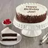 Wide View Image Personalized Chocolate and Vanilla Cake