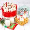 Wide View Image Snowman Cookie Tin