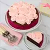 Wide View Image Blossoming Rose Cake