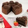 Wide View Image Chocolate Truffle Cake