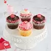 Wide View Image JUMBO Sweetheart Cupcakes