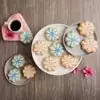 Wide View Image Flower Cookies