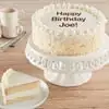 Wide View Image Personalized Vanilla Cake